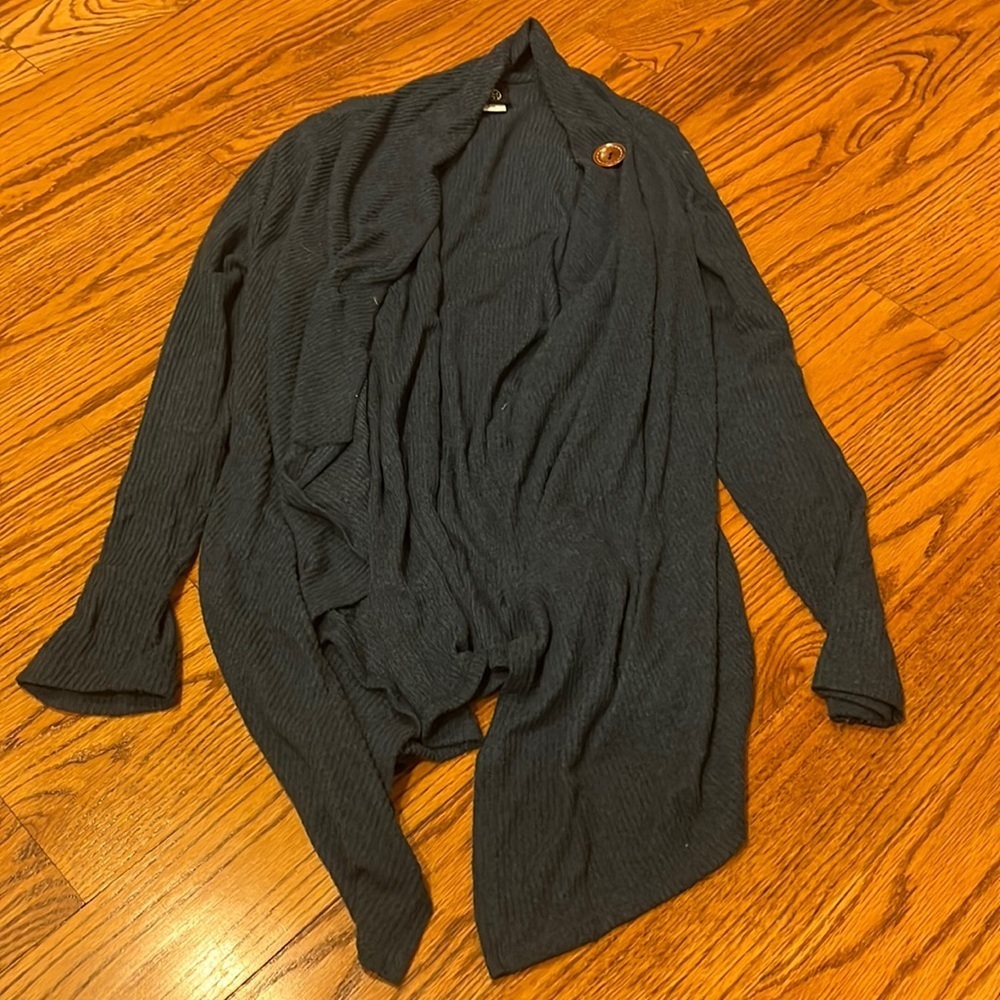 Bobeau Woman’s Blue Cardigan Size L
